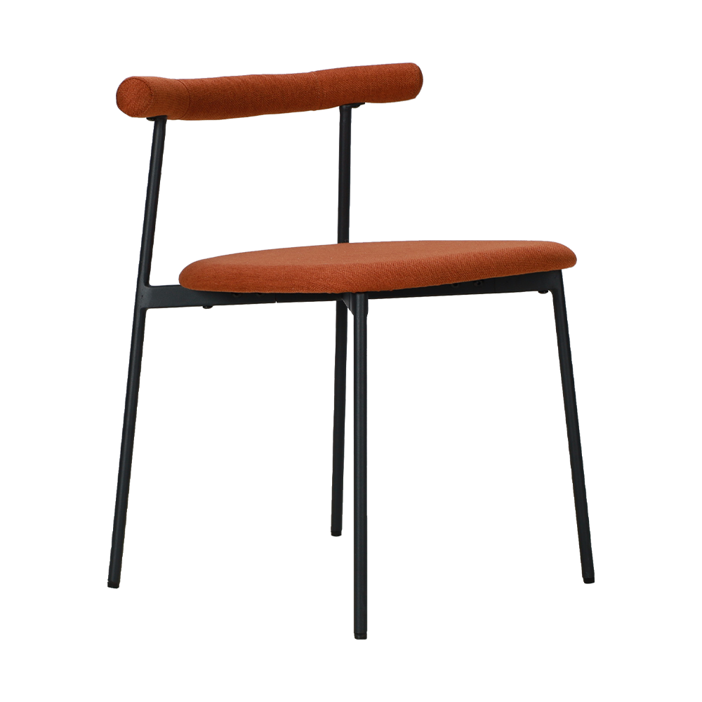 高レジリエンススポンジクッションダイニングチェア