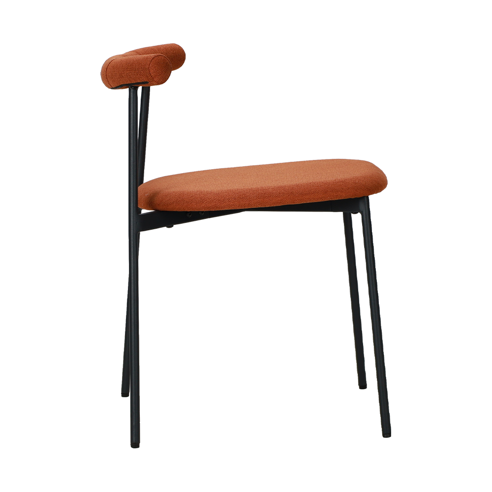 高レジリエンススポンジクッションダイニングチェア