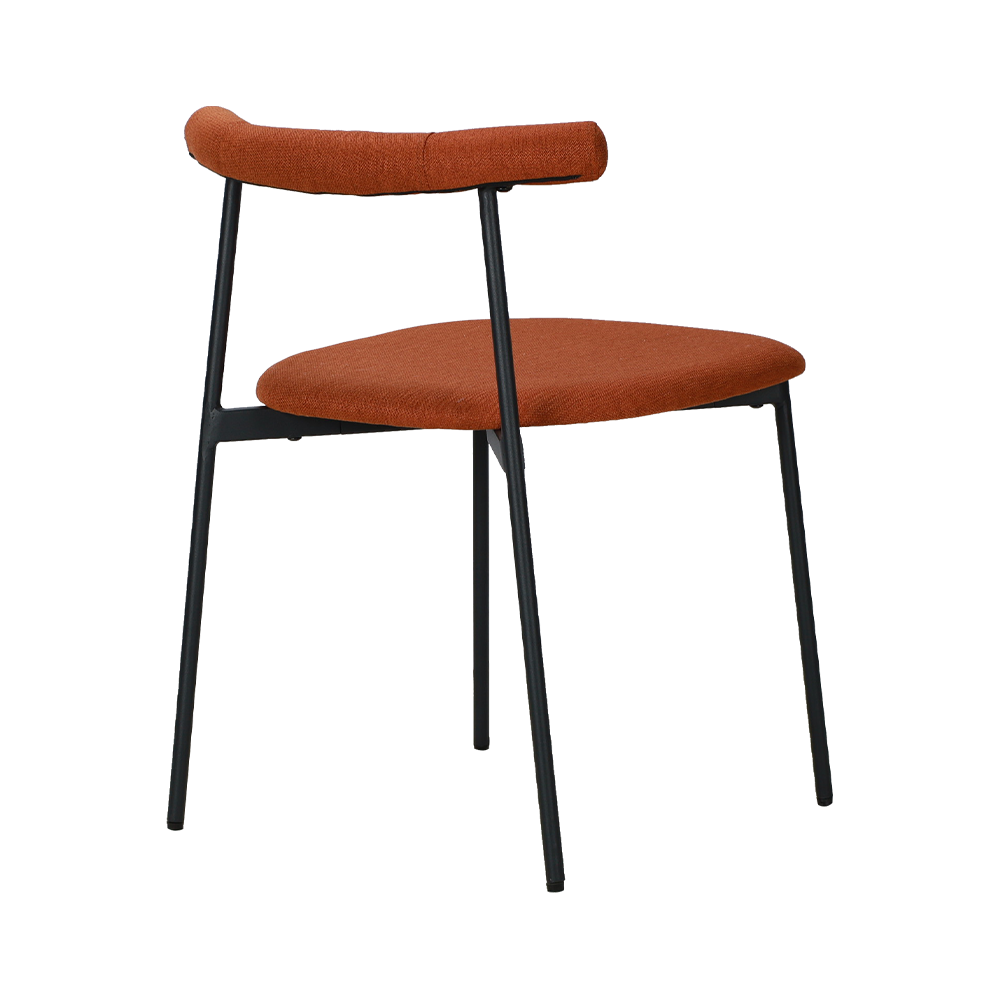 高レジリエンススポンジクッションダイニングチェア