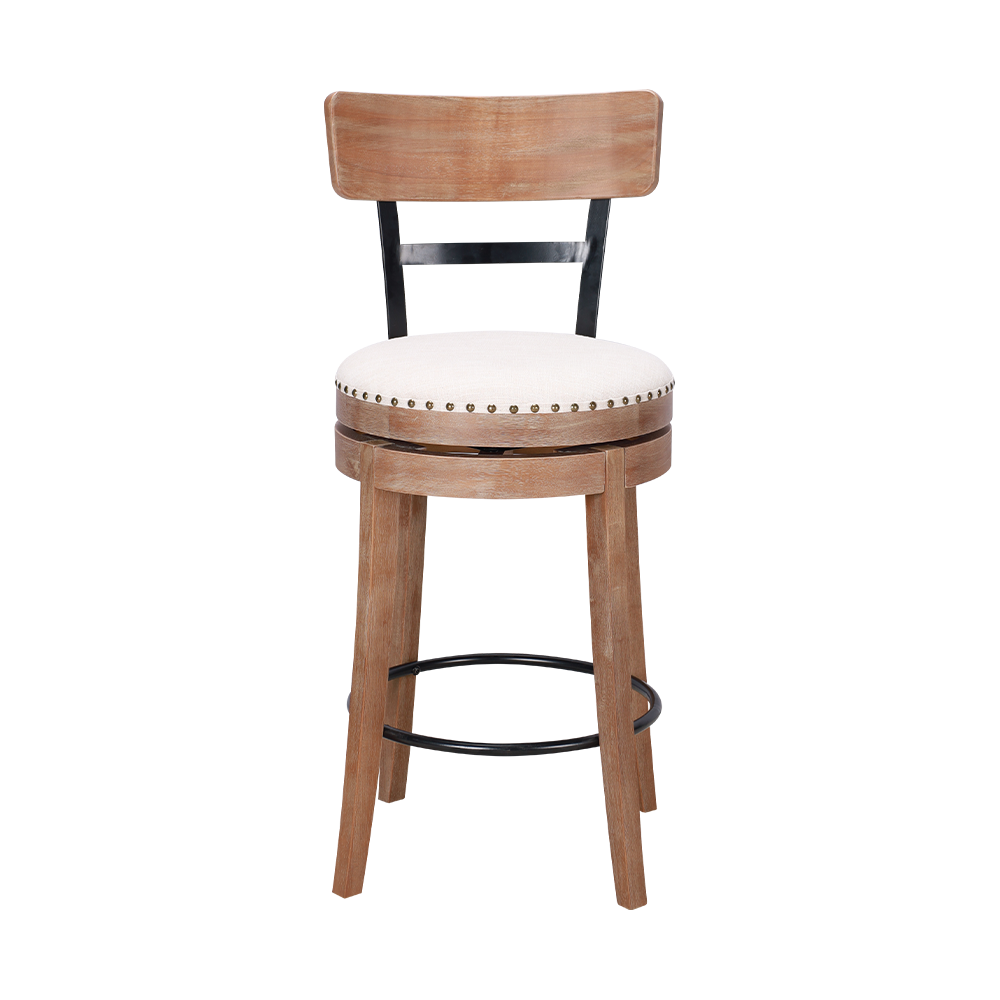 ラバーウッドスポンジクッションダイニングチェア