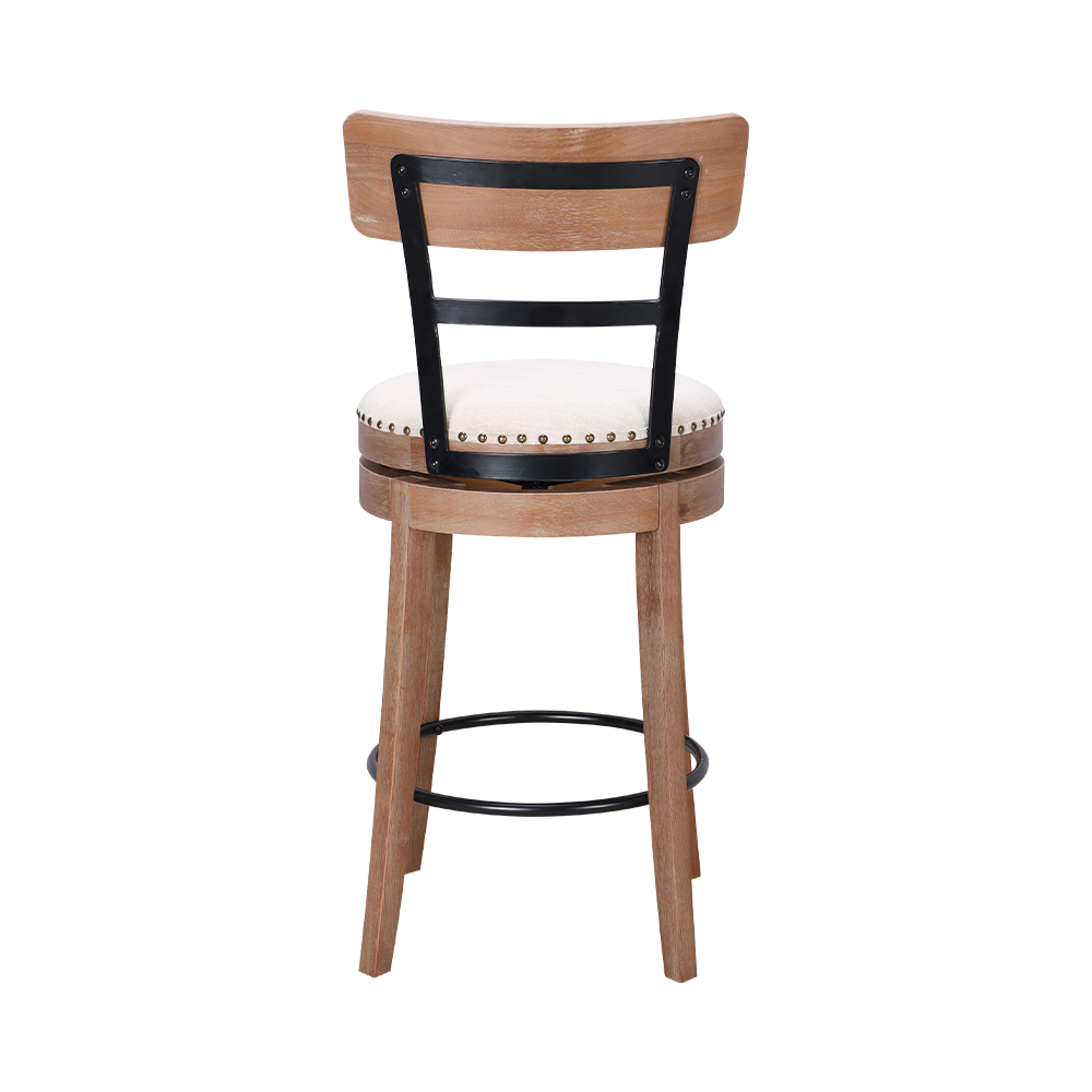 ラバーウッドスポンジクッションダイニングチェア