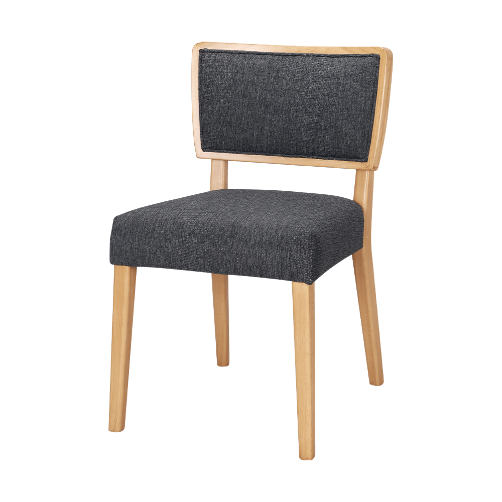 革製のフォームクッションソリッドウッドダイニングチェア