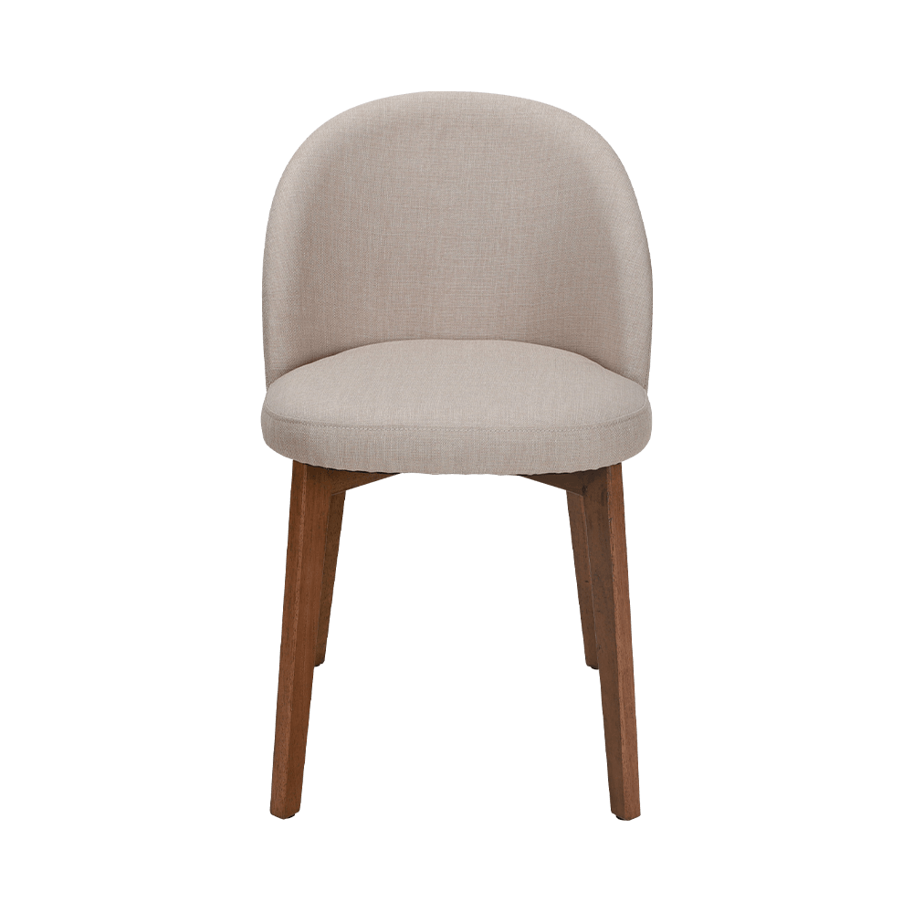 アームレスソリッドウッドダイニングチェア