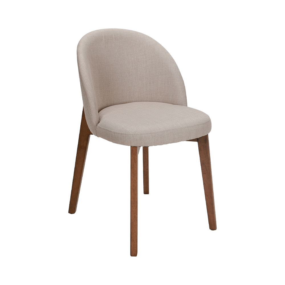 アームレスソリッドウッドダイニングチェア